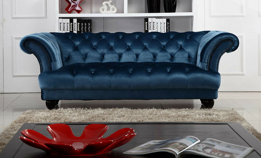 Oak Flower A- Leather Sofa Lounge 